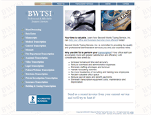 Tablet Screenshot of bwtsi.com